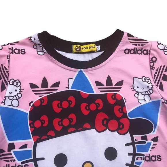 Adidas Hello Kitty Short Sleeve Graphic Baby Tee - Picture 7 of 10